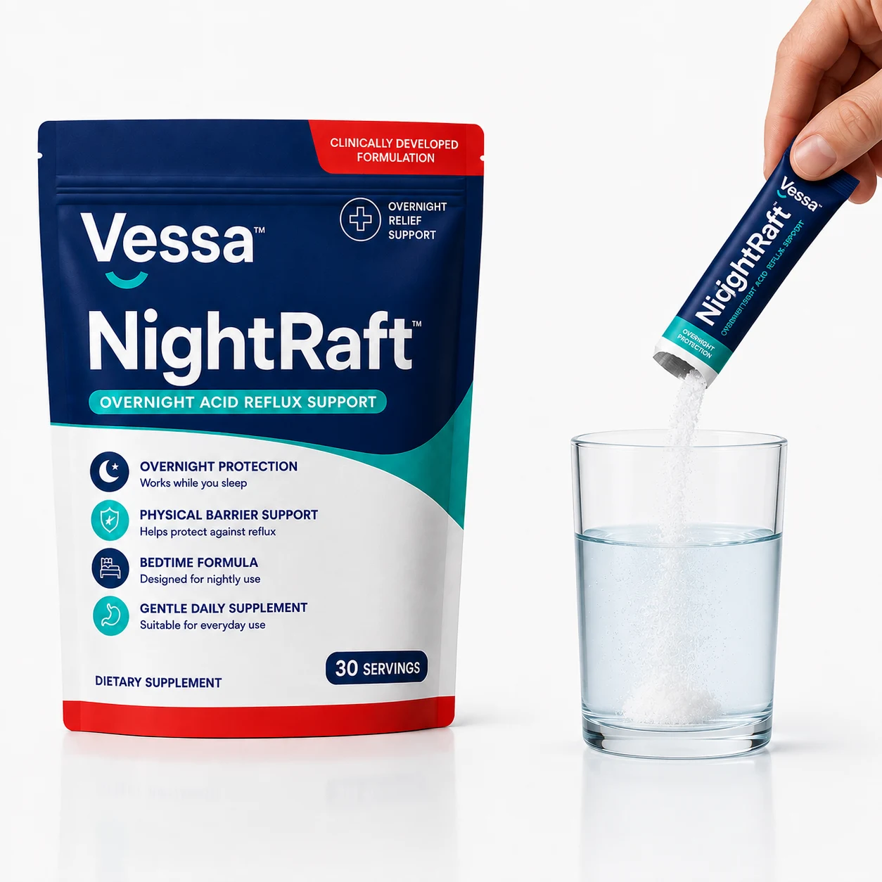 NightRaft pouch and stick